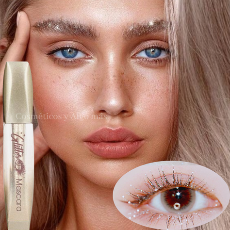 Mascara glitter para cejas y pestañas brillo sublime-1