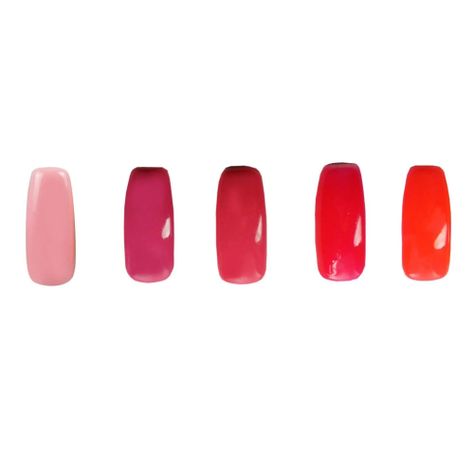 Set de 5 esmaltes semipermanentes secado uv larga duración.-0