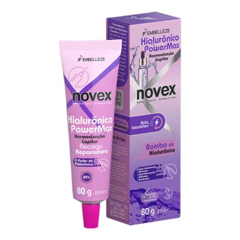 Tratamiento Intensivo recarga Hialuronico Powermax 80g NOVEX-0
