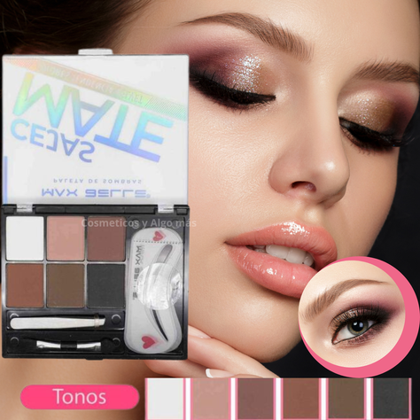 Paleta pigmentos en polvo para perfilado definicion de cejas-1
