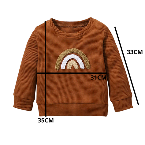POLERA MANGA LARGA UNISEX TALLA 3 AÑOS-3