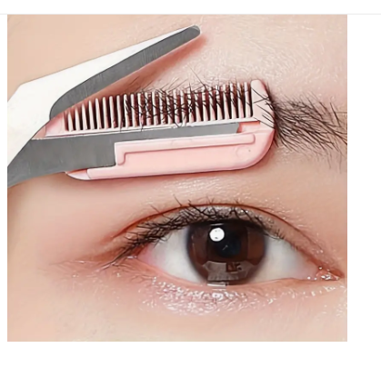 Tijeras para Recortar Cejas con Peine Incorporado-2