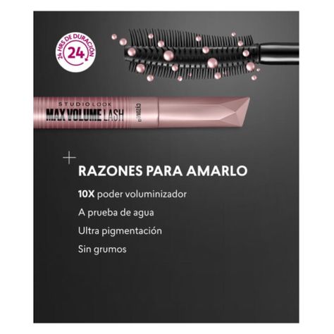 Máscara de Pestañas Max Volume Lash Studio Look-2
