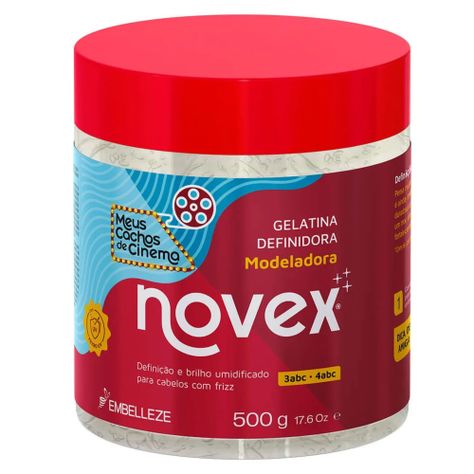 Novex Rizos de cine efecto Modelador Gelatina 500ml-0