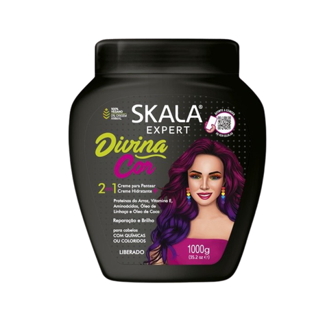 Mascara capilar para cabellos teñido Divina Cor Sk-0