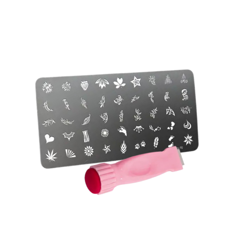 Kit de stamping para decoracion de uñas-1