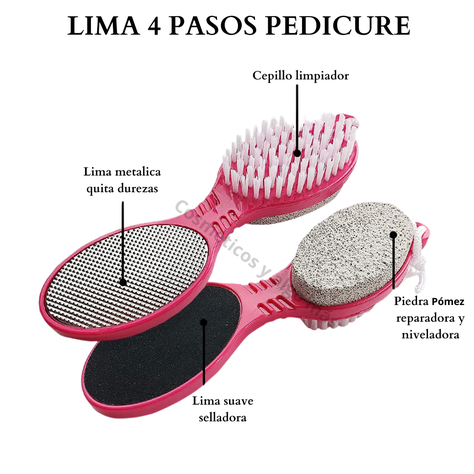 Paleta con lima 4 pasos para pedicure casero y o profesional-3