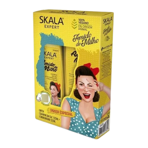 KIT AMIDO DE MILHO SHAMPOO Y ACONDICIONADOR 325 ML-0
