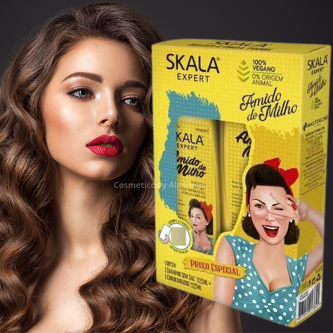 KIT AMIDO DE MILHO SHAMPOO Y ACONDICIONADOR 325 ML-1