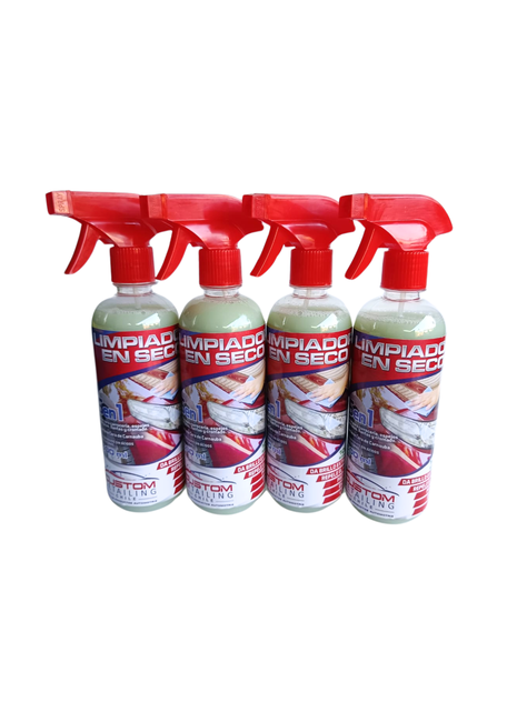 Pack 4 Lavados en Seco 500 ML - Brillo y Cuidado Ecológico-0