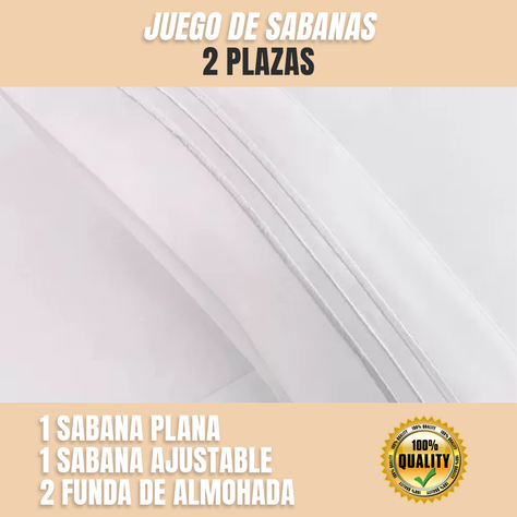 Sabanas Crema Plaza 2 Varios Tonos 1800 Hotel Luxury Ultra Soft-4