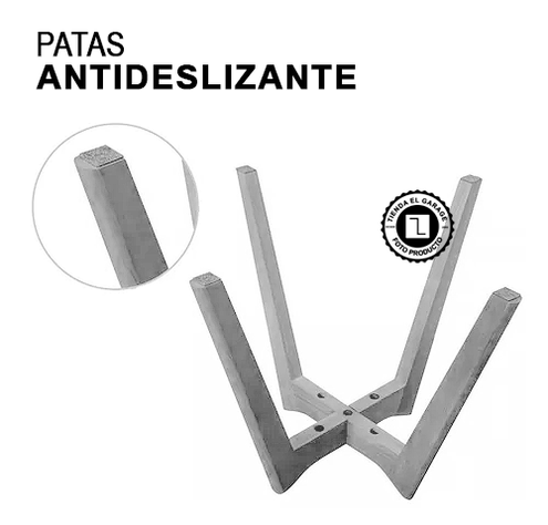 Pack 4 Sillas Acolchadas Eames Negra-3