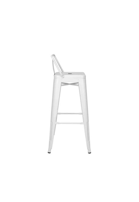 Pack 2 Piso de Bar Tolix 66 cm altura Blanco-3