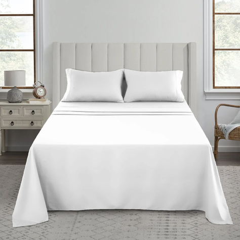 Sabanas Gris Plaza 1,5 Varios Tonos 1800 Hotel Luxury Ultra Soft-1