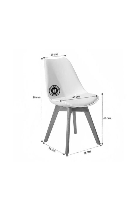 Pack 4 Sillas Tulip Eames Dsw MENTA-1