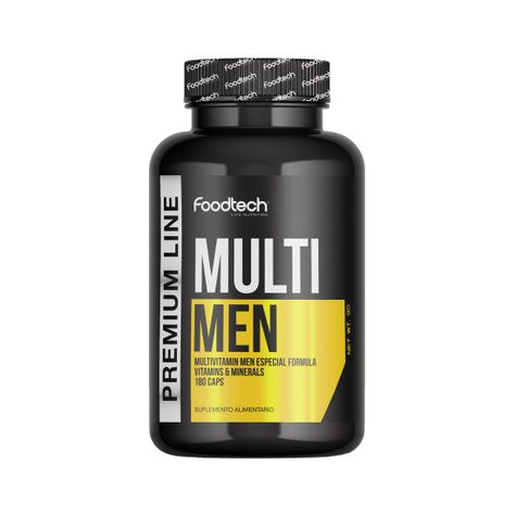 Multi Men Multivitamínico 180 caps - Foodtech -0