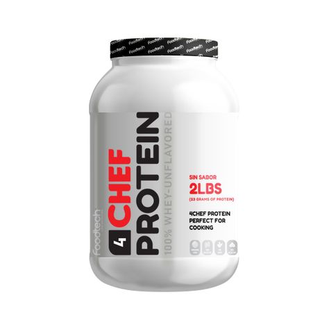 4Chef 100% Whey Protein 2 Lbs (907gramos) - Foodtech -0