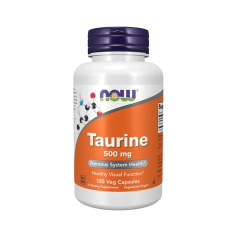 Taurine 500 mg 100 caps - Now Foods-0