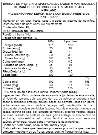 Caja Chewy Protein Bars 42Unid - Kirkland-1