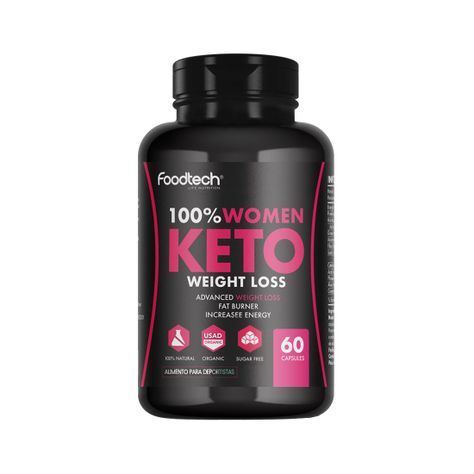 100% Women Keto Weight Loss 60 cap - Foodtech-0
