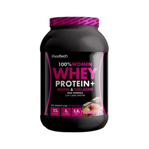 100% Women Whey 2lbs - Chocolate Avellana-0