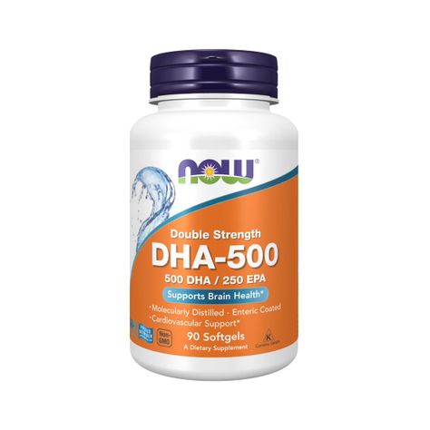 DHA-500 mg 90 caps - Now Foods-0
