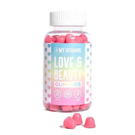 Love My Vitamins - Vitaminas mujer Love & Beauty Gummies Tratamiento 1 Mes-0
