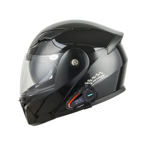 Casco Moto Getnoog Kuqibao Con Bluetooth K20 - Negro-0