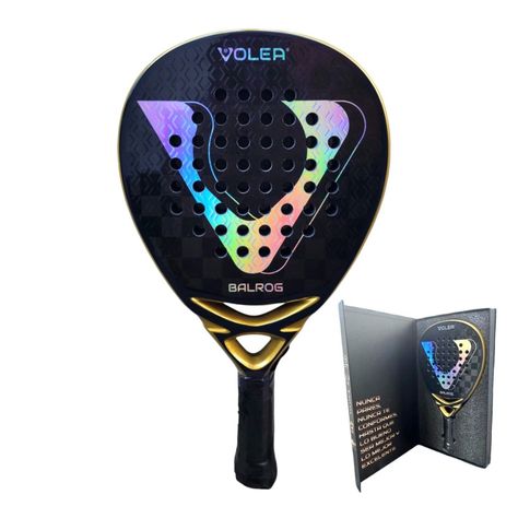 PALA PADEL MODELO BALROG 18K DIAMANTE DORADA -0