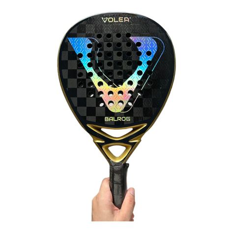 PALA PADEL MODELO BALROG 18K DIAMANTE DORADA -4