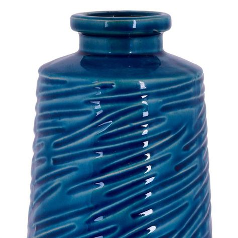 Jarrón Decorativo Malta Blue-2