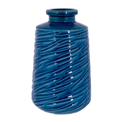 Jarrón Decorativo Malta Blue-0