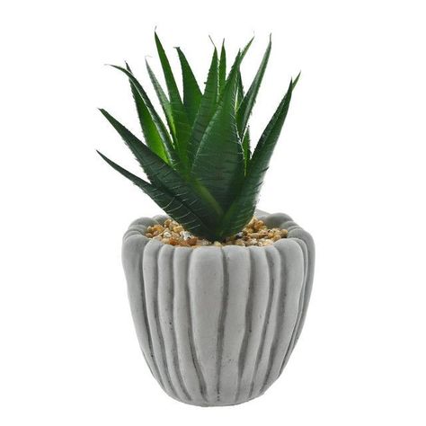 Planta Decorativa Artificial Aloe Piedra-0