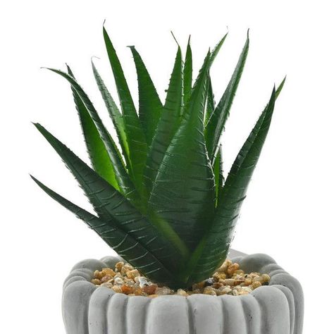 Planta Decorativa Artificial Aloe Piedra-1