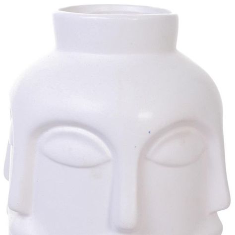 Jarrón Decorativo Fez White Mediano-1