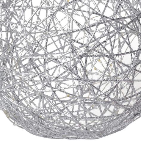 Esfera Luminosa Luces Led Silver-1
