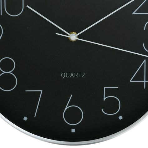 Reloj Mural Decorativo Rennes Black 31 x 4.2 Cms-1