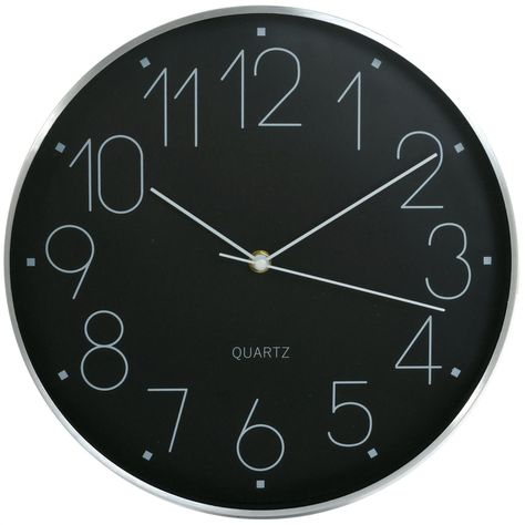 Reloj Mural Decorativo Rennes Black 31 x 4.2 Cms-0