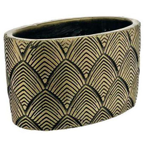 Maceta Decorativa Malaui Ovalada-1