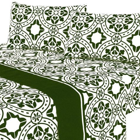 Juegos de Sabanas T144 King Boceto Green-0