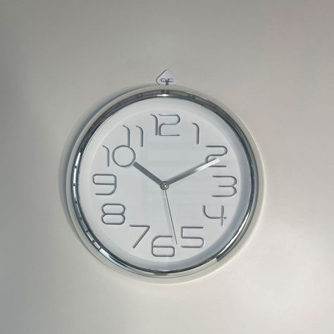 Reloj Mural Decorativo Lugano Silver 30.5 x 4.5 Cm-3