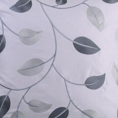 Cojín Decorativo Hojas Blanco-1