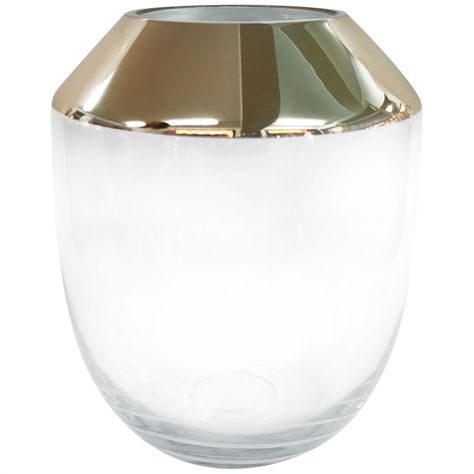 Jarrón Decorativo Lucerna Gold Ancho-0