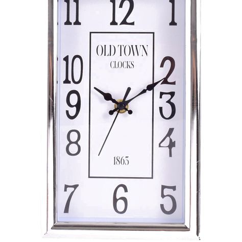 Reloj Mural Decorativo Old Town Silver-1