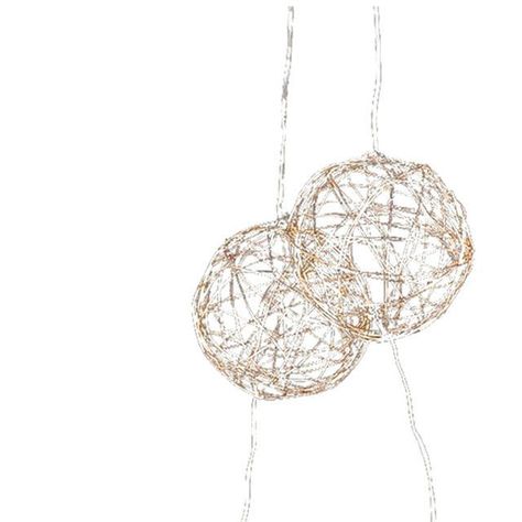Guirnalda Luminosa Bolas Luces Led Gold-2