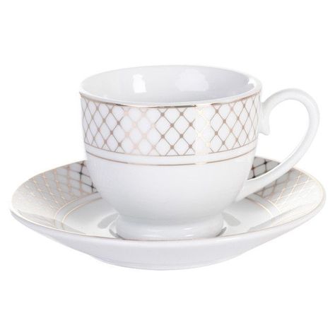 Juego de Tazas Café Florencia Gold 12 Piezas-0