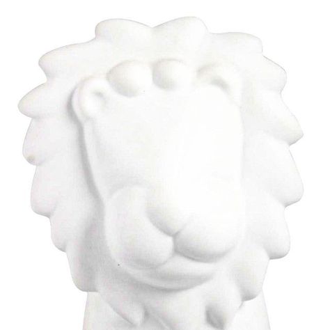 Lampara Decorativa Infantil Leon Blanca-2