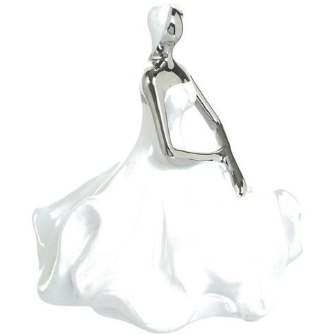 Figura Decorativa Mujer Berna Noons Silver-0