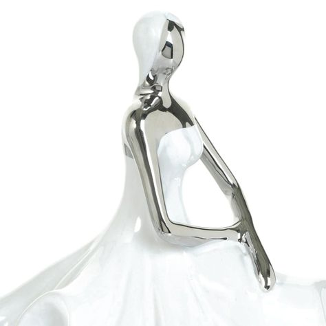 Figura Decorativa Mujer Berna Noons Silver-1