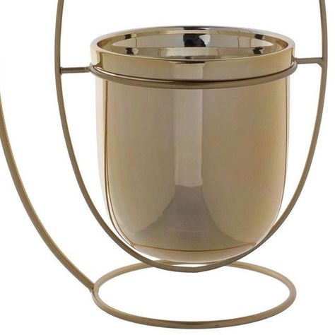 Maceta Decorativa Pendulo Gold-2